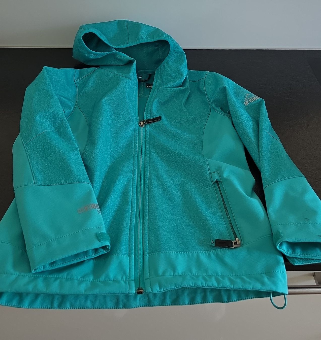 Mckinley Giacche & Cappotti: Softshelljacke McKinley türkis mit Kapuze  – Usato da Buchs AG venduto da LogoParts