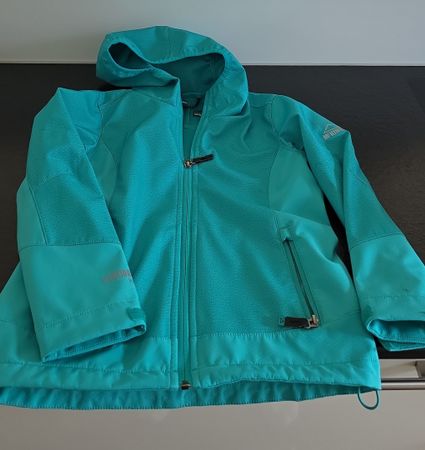 Softshelljacke McKinley türkis mit Kapuze 