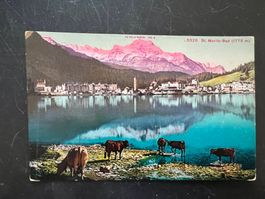 AK  ca. 1910 St. Moritz Bad Litho ungelaufen   (G1058)