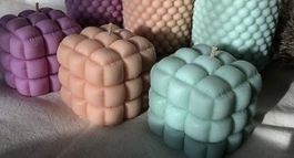 Colored Pillow Kerzen