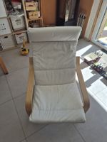 Fauteuil Ikea Poang blancn