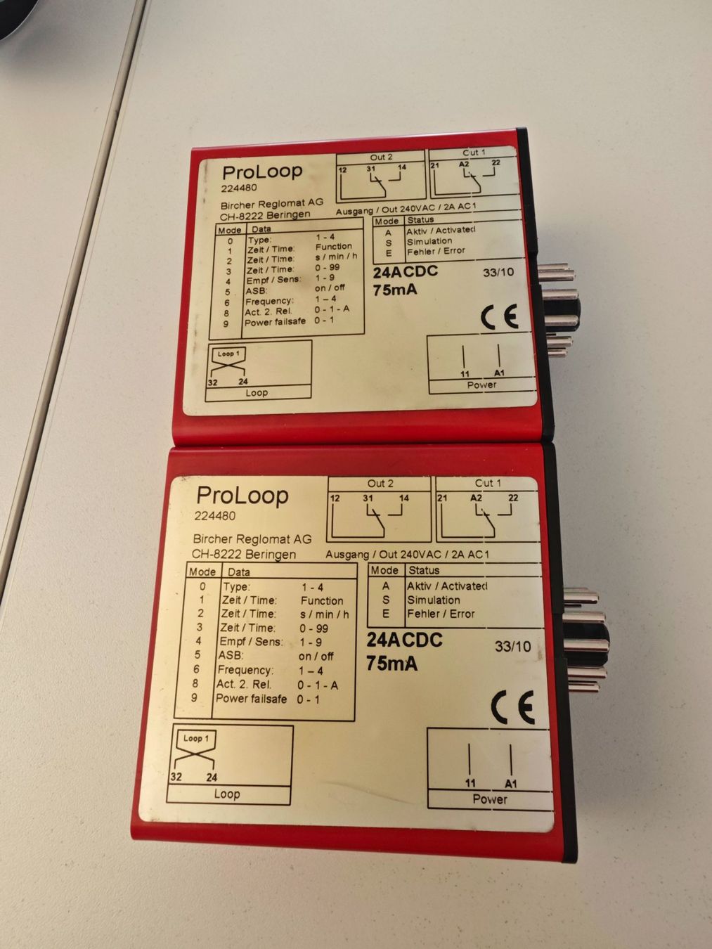 Elektronikbauteile: Bircher Reglomat ProLoop Induktionsschleifendetektor – 2 Stü – Gebraucht aus Vorderthal von eierchopf