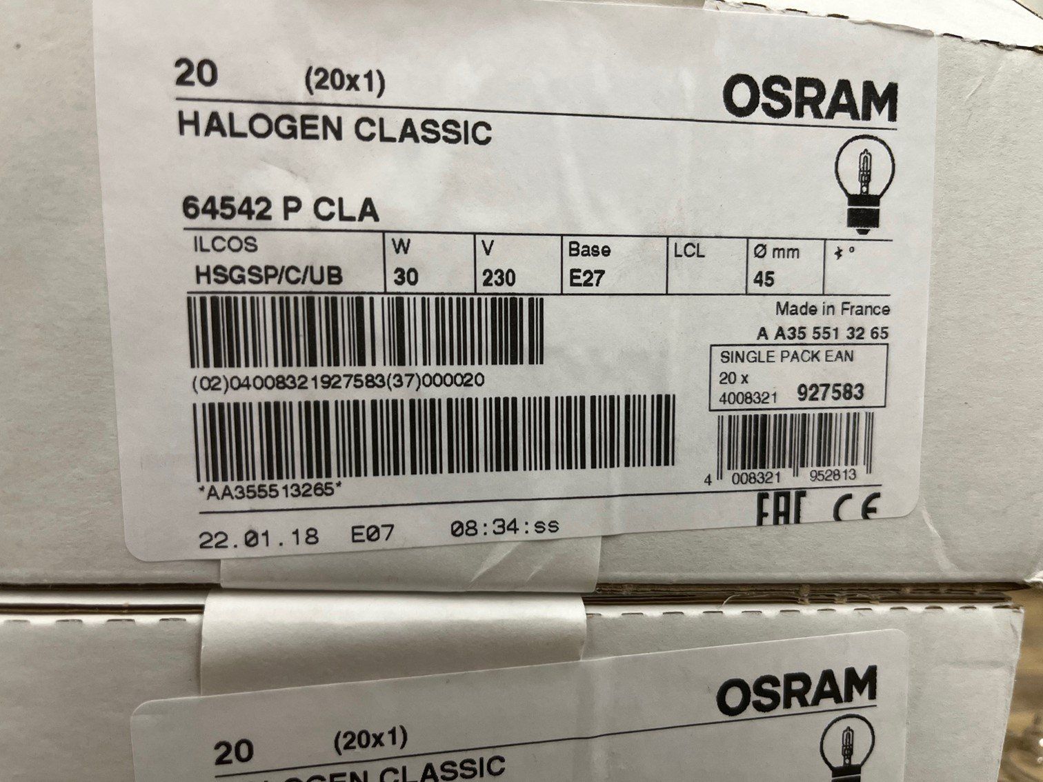 Osram Lampade: Osram Classic Glühbirne 405lm 40W E27 – Nuovo e nell'imballaggio originale da Uesslingen venduto da uegaga 2
