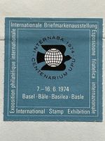 🎭 InterNABA 1974 Basel Standesläufer Block-S 839 Sonderst.