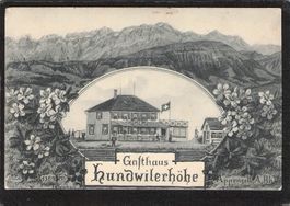 Gasthaus Hundwilerhöhe , Appenzell AR , gel. 1913