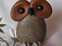 Eule Figur Naturstein Handgemacht  wunder schön sie Foto