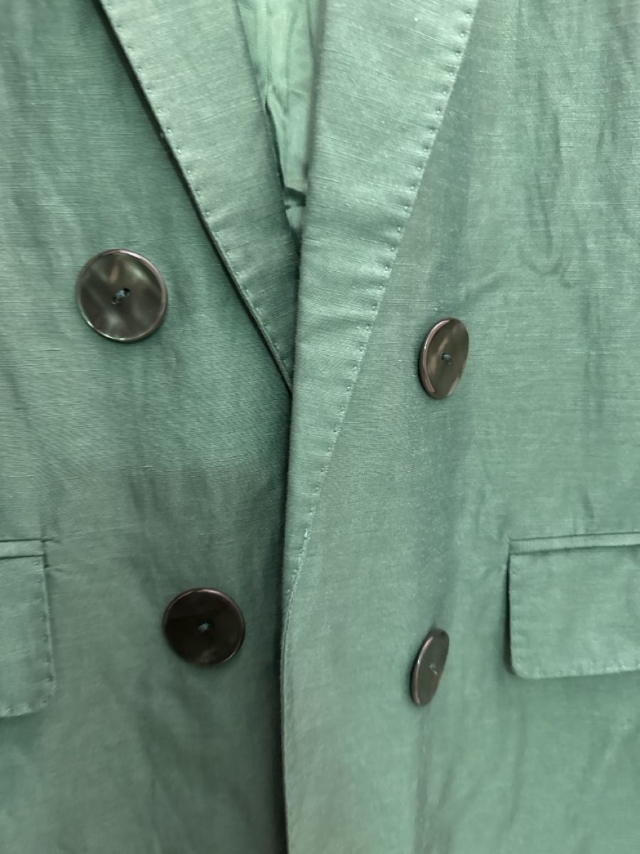 Massimo Dutti Giacche: Beautiful green silk blazer – Nuovo (secondo la descrizione) da Horgen venduto da theresak02 3