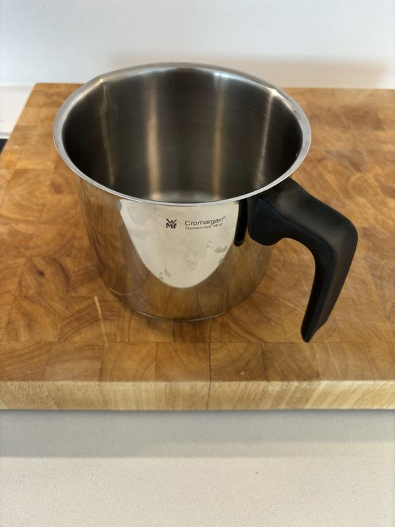 WMF Inspiration – Faitout Haut 16 Cm 1,9 L – Acier Inox Cromargan – Induction – Bord Verseur