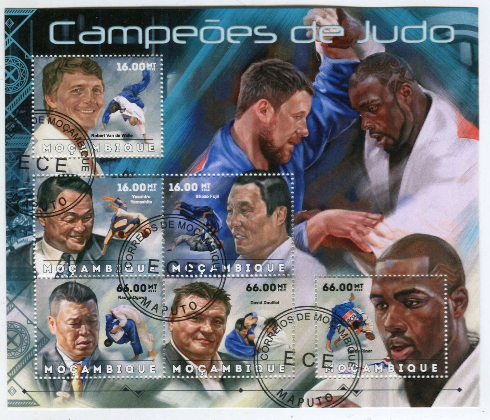 Tous les timbres: Block "Judo". Mosambik. – Neuf avec emballage d'origine à Basel par Butsch5