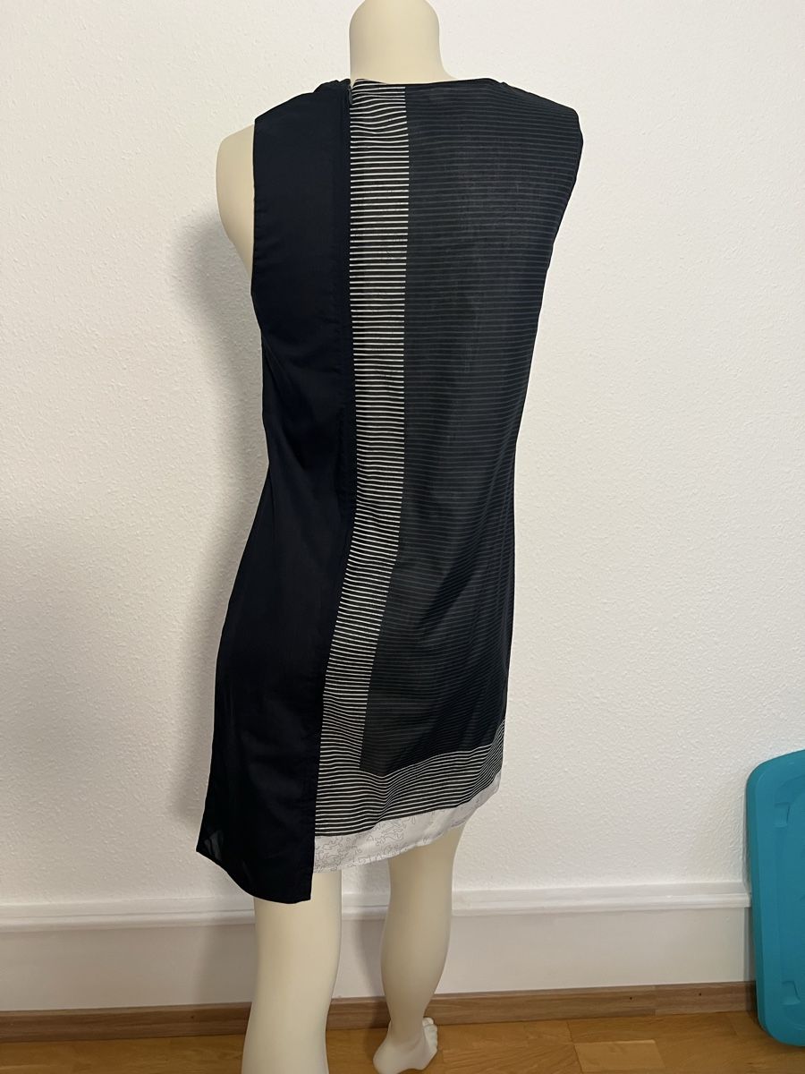 Jil Sander Vestiti: Jil Sander Kleid Grösse 34 schwarz/weiss Patchwork – Usato da Basel venduto da Bettybooo 4