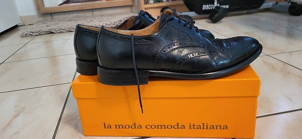 Scarpe da uomo: Scarpe in pelle "Valleverde" – Usato da Davesco-Soragno venduto da fla_d77h 2