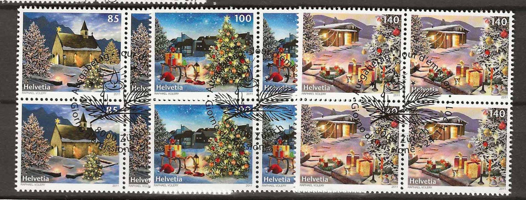 Tutti i francobolli: B1413 - Noel 2011 bloc 4 1er jour – Usato da Trélex venduto da Phil_Albert