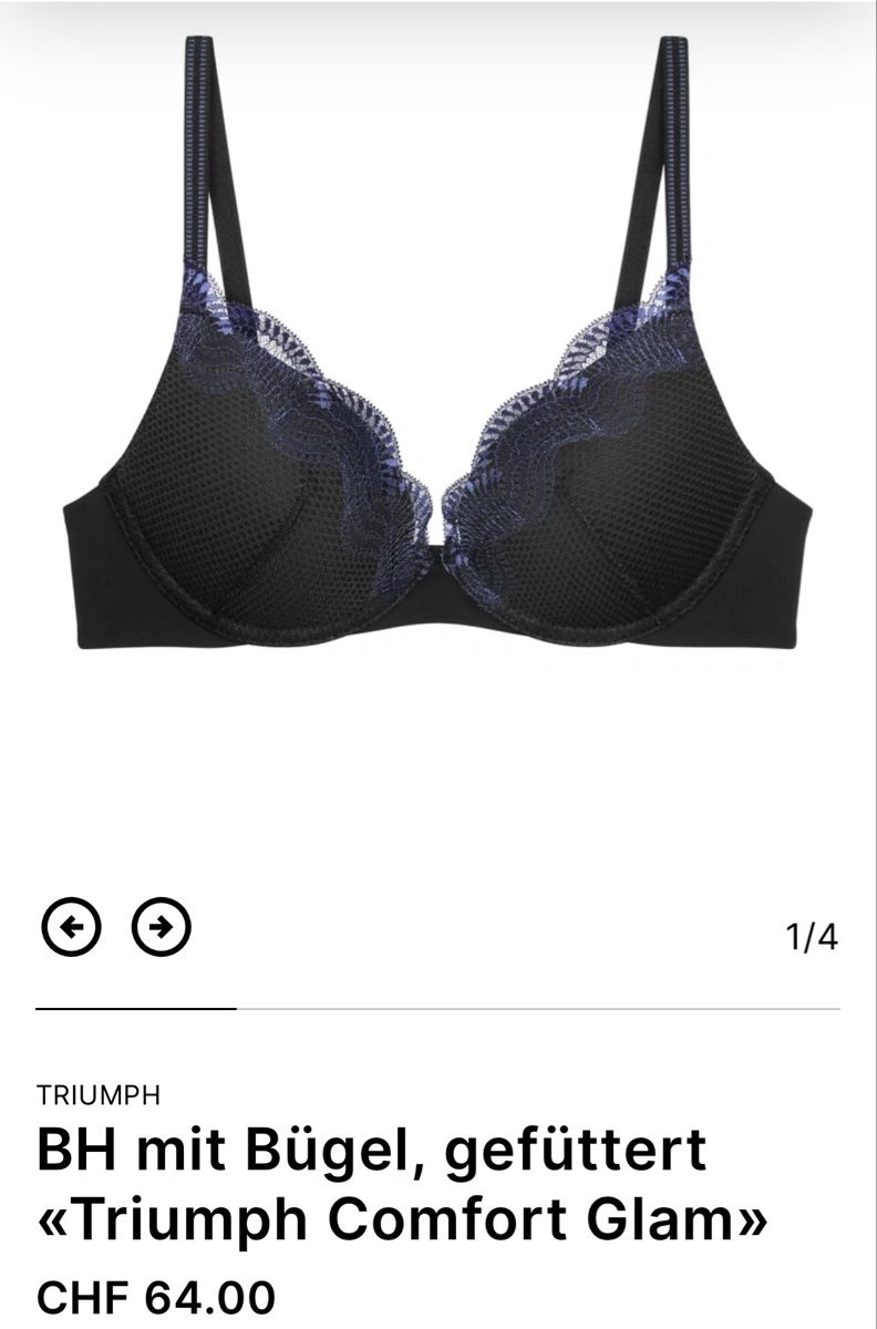 Triumph Altra biancheria intima: BH 75d Triumph neu 2x – Nuovo e nell'imballaggio originale da Wädenswil venduto da GNT