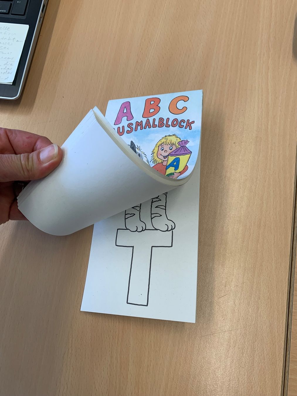 Blocchi: ABC Ausmalblock mit Tieren, Hochformat (neu) – Nuovo (secondo la descrizione) da Winterthur venduto da amapola 1