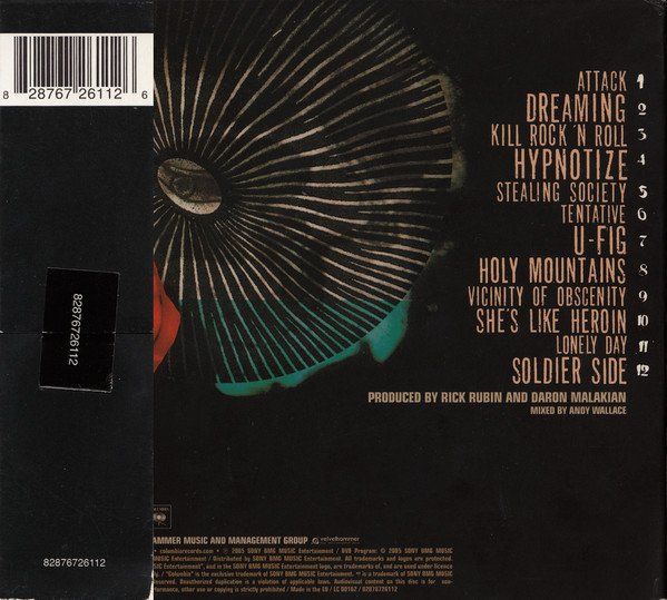 CD: CD System of A Down - Hypnotize (Digipak, 2005) – Usato da Möriken AG venduto da mineralia 1
