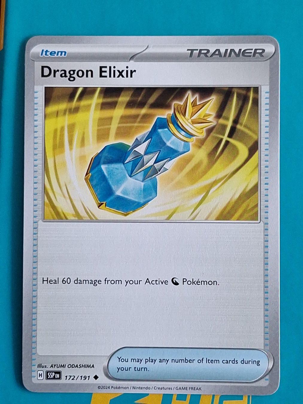 Pokémon Carte collezionabili: Dragon Elixir - Pokemon Surging Sparks – Usato da Altstätten SG venduto da GGsGameshop