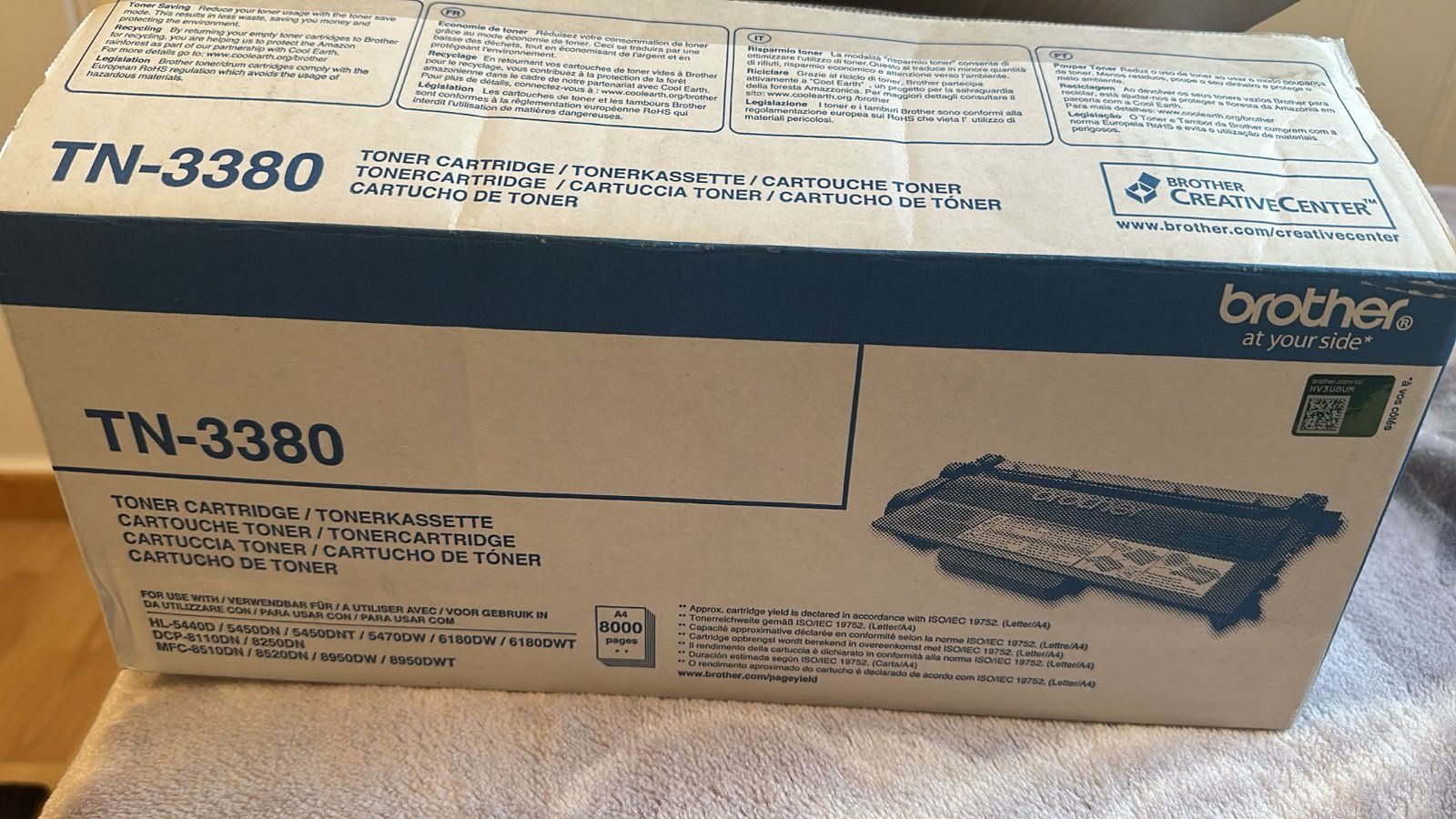 Brother Druckerpatronen & Toner: Brother TN-3380 Tonerkassette – Neu und originalverpackt aus St. Gallen von hem_q5dw