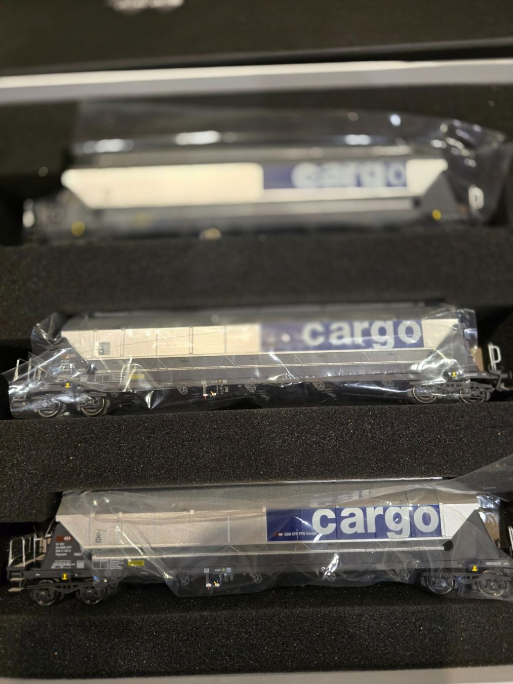 SBB/CFF/FFS Modellini di ferrovie: B-models 92102 Set 3 SBB Cargo CFF Silowagen Tagnpps – Nuovo (secondo la descrizione) da Mauren TG venduto da Defrancesco 3