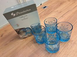 Pasabahce Timeless Trinkgläser blau - 20 Stück