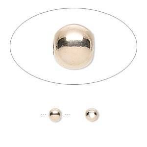 Perlen (unechte): 10 Metall Perlen 4mm rose gold – Neu (gemäss Beschreibung) aus Alpnachstad von perlengaby 1