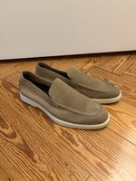 Massimo Dutti Wildleder Loafer Taupe Gr. 43