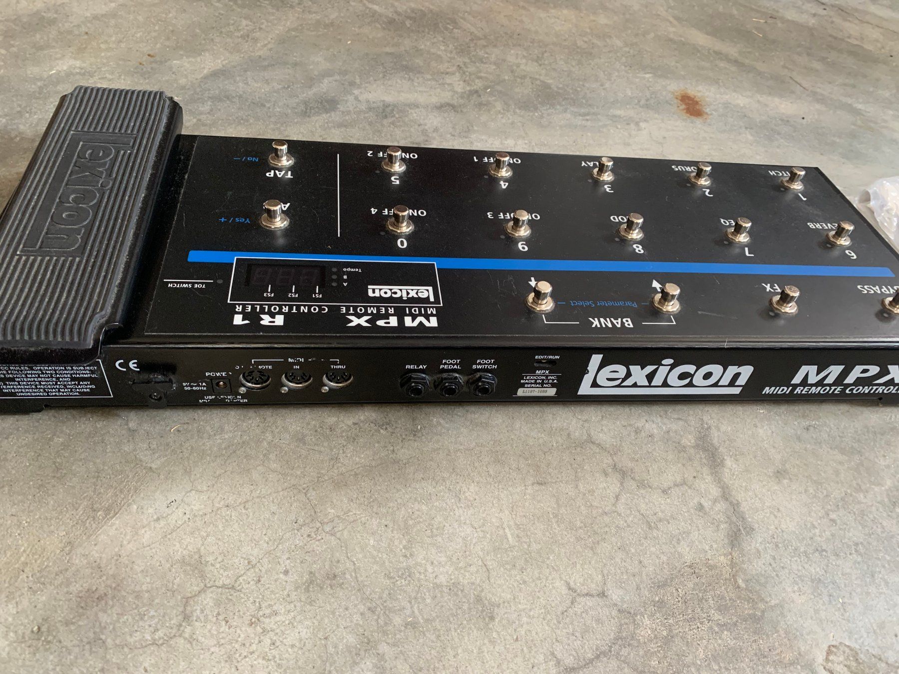 Strumenti musicali: Lexicon MPX1 mit MPX R1 Midi Remote Controller – Usato da Frieswil venduto da J_Himself 3