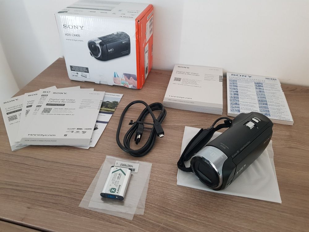 Sony HDR-CX405 30-60x Zoom EXMOR R® CMOS Handycam, Top (Neu (gemäss ...