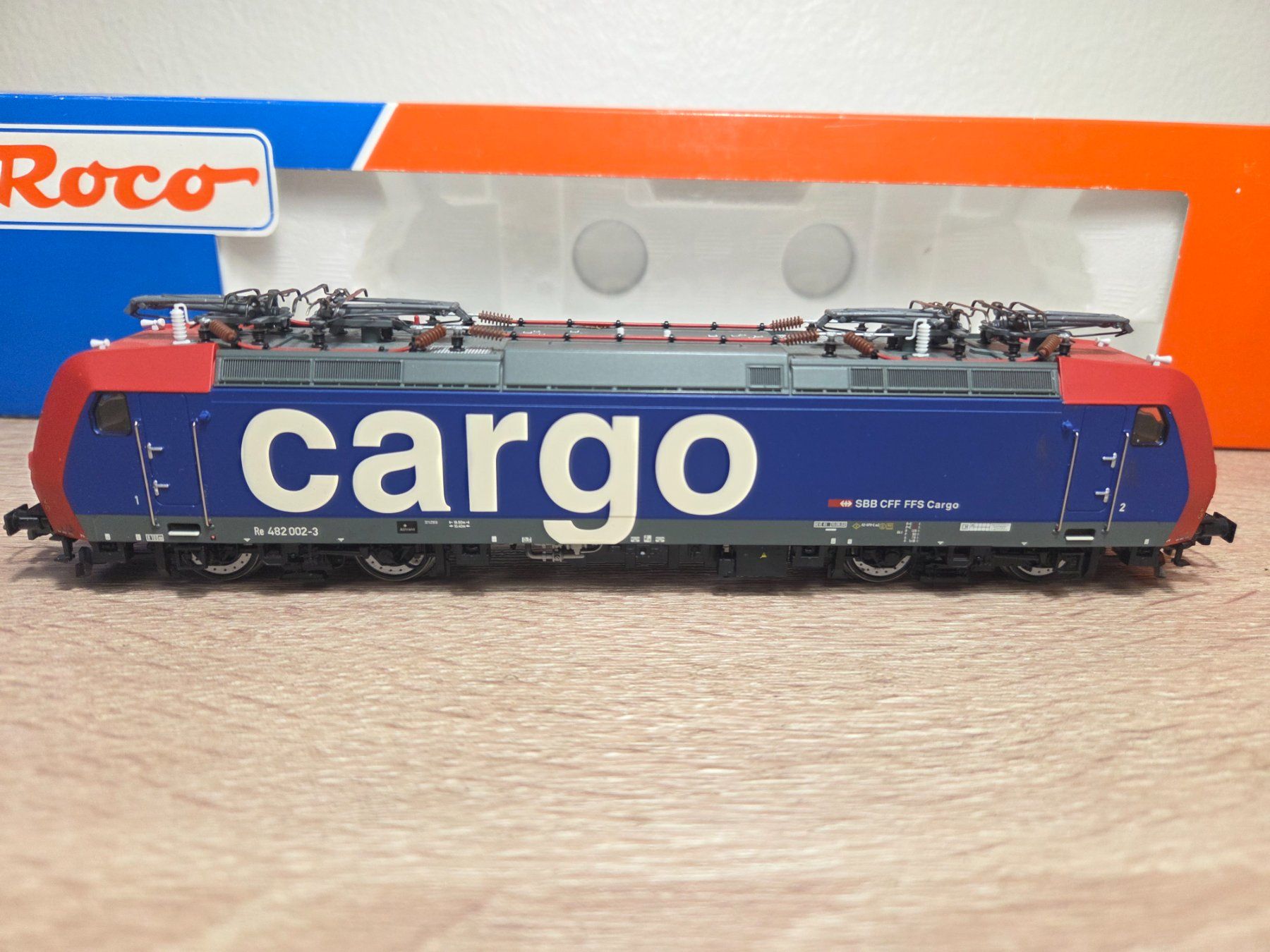 Roco Modellini di ferrovie: Roco 63592 E-Lok Re 482 Cargo SBB H0 – Usato da St-Aubin-Sauges venduto da Lo_Go