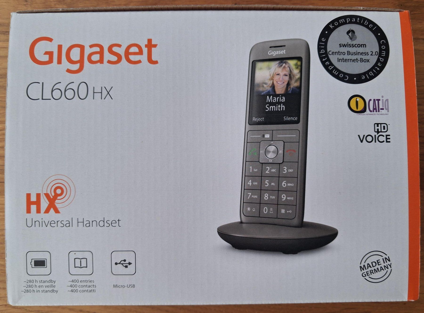 Gigaset Telefoni: Funktelefon Gigaset CL660HX – Usato da Scherzingen venduto da compukoe