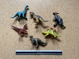 6x Dinosaurier-Spielfigur