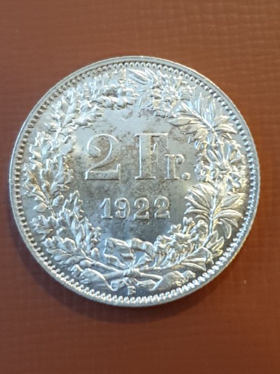 Alle Münzen: 2 Franken 1922 Tooop! – Neu (gemäss Beschreibung) aus Biel/Bienne von underdogs 1