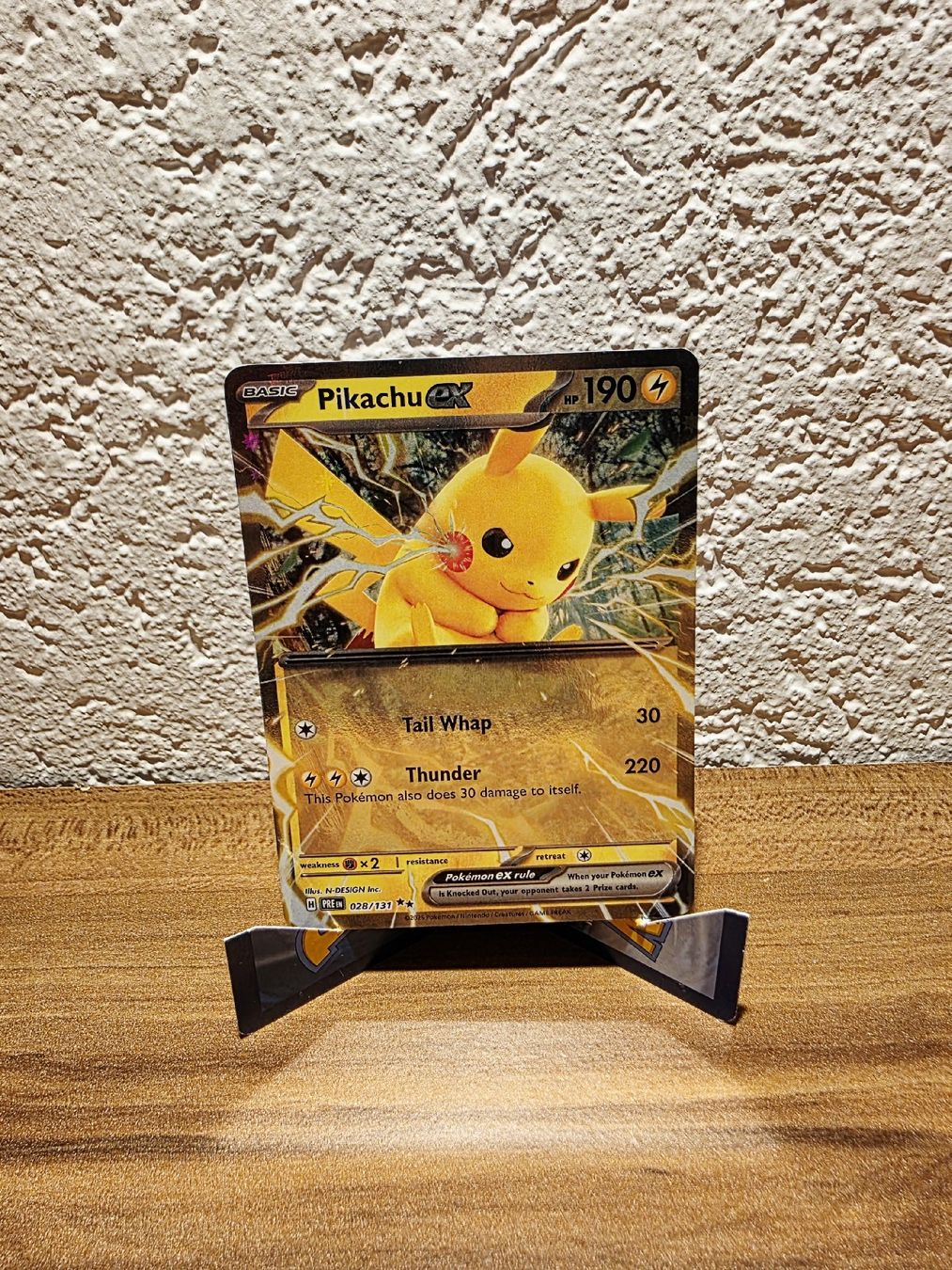 Pokémon Carte collezionabili: Pikachu EX 028/131 Prismatic Evolutions  – Nuovo (secondo la descrizione) da Turin (Salins) venduto da Meeelll01