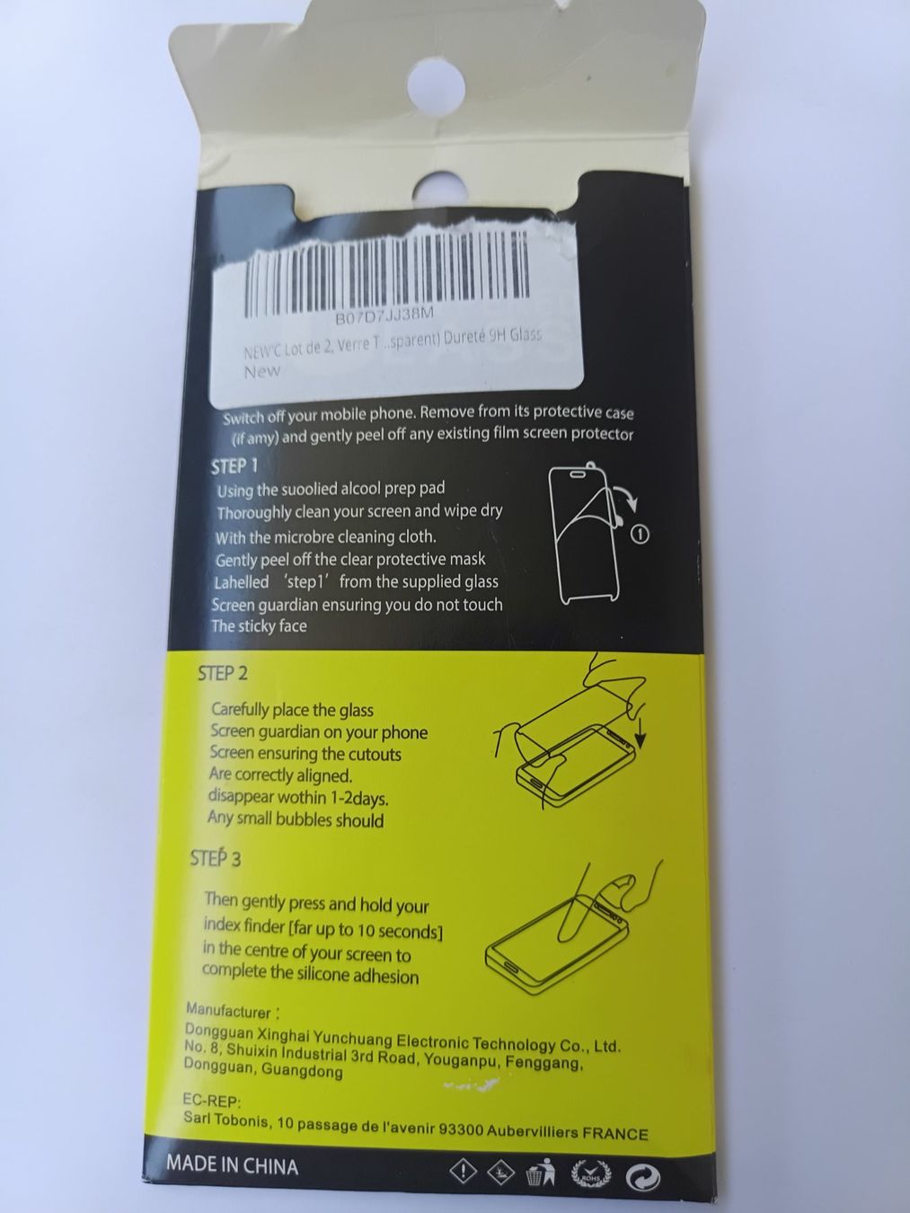 CD: NEW'C Tempered Glass protector New – Nuovo e nell'imballaggio originale da Wängi venduto da Ladys_First 1