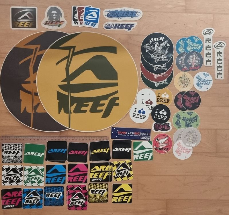 50 Surf-Aufkleber Vinyl - Wasserdicht Für Laptop, Flaschen, Skateboards