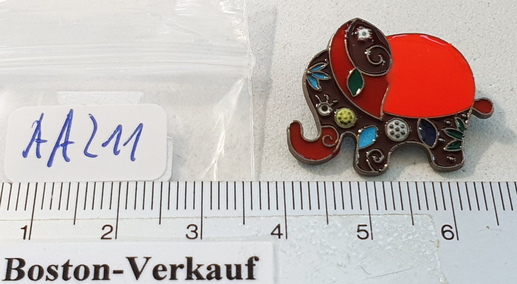 Spille & Fermagli: AA211 - Brosche Elefant – Usato da Reinach BL venduto da Boston-Verkauf 2