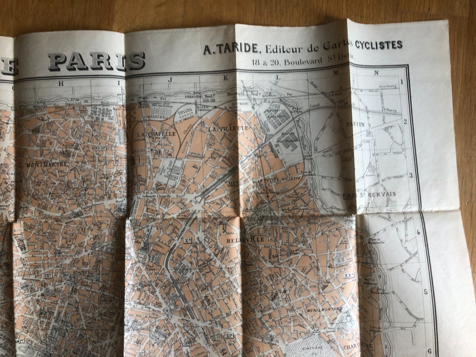 Cartine & Atlanti: Paris 1900 – Plan général. – Usato da Zürich venduto da allp 4