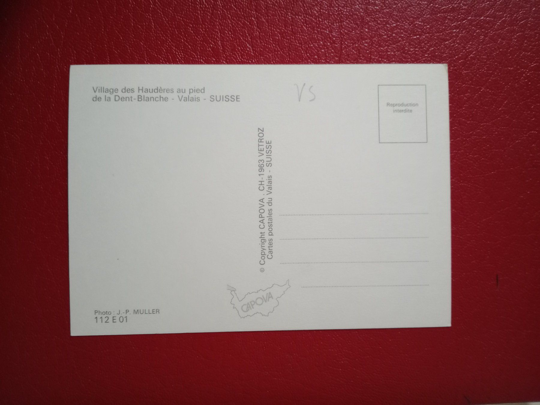 Cartoline postali: Les Hauderes Wallis Gesamtansicht – Usato da Küttigen venduto da Melisch1000 1