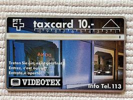 PTT Taxcard 10.- Videotex