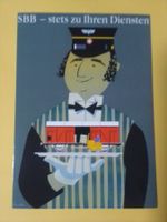 AK SBB Werbung 2002 Plakatkarte Service