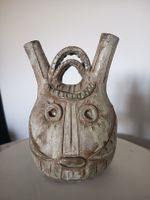 Keramikvase mit zwei Oeffnungen gebraucht