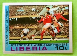 Briefmarken aus Liberia Fußball-Weltmeisterschaft Ungestempe