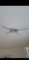 4x moderne Deckenlampen Set Metall silber gebraucht