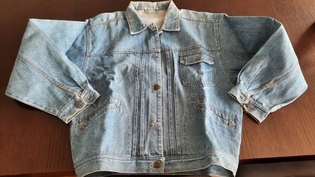 Vintage Jeans Jacke, hellblau, Gr. M, Top Zustand!