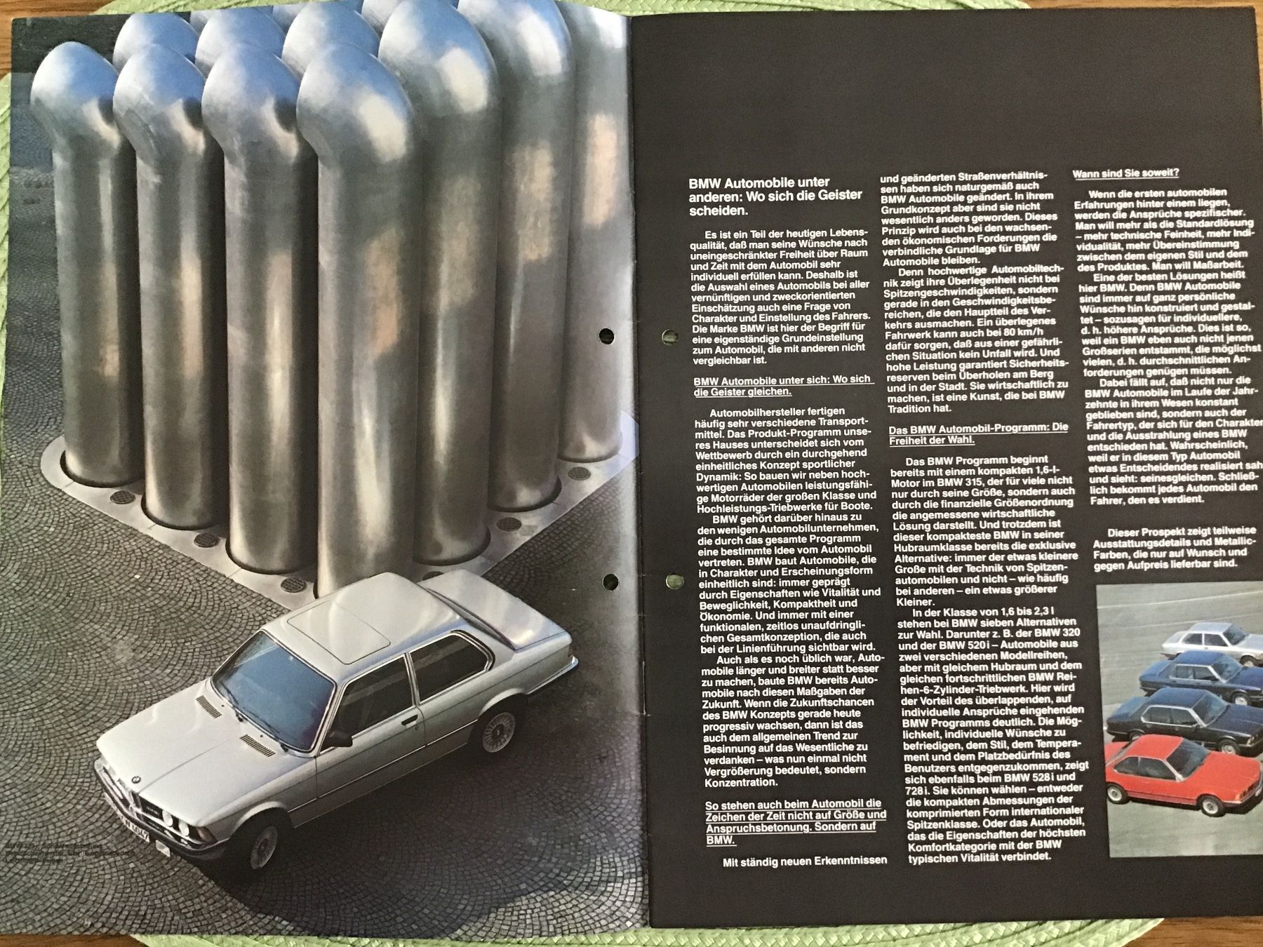 BMW Documenti: BMW-Programm 1981 Verkaufsprospekt gelocht 20 Seiten – Usato da Scherzingen venduto da Starseller62 1