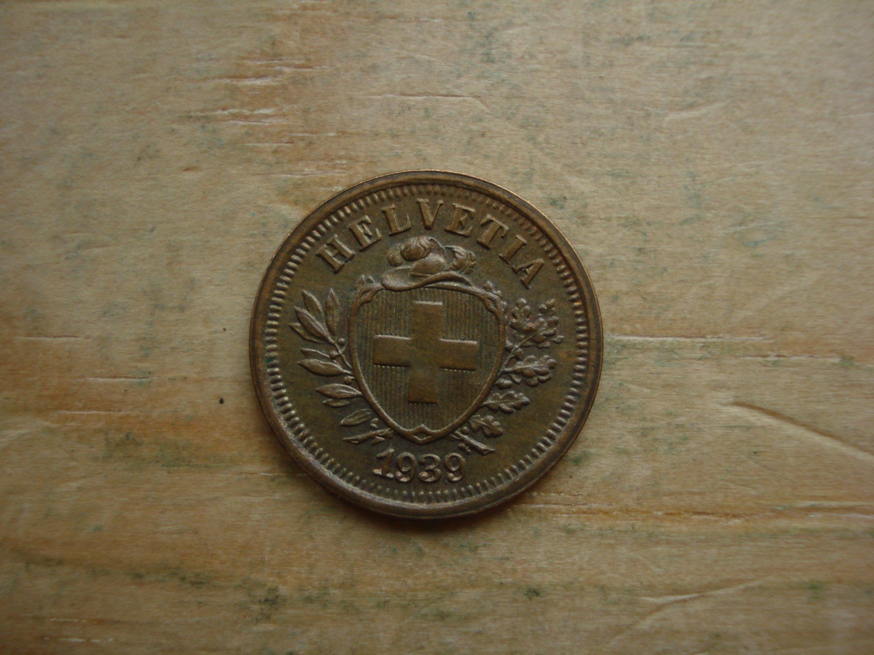 Tutti le monete: (S) 1 Rappen 1939 UNZ- – Usato da Erlach venduto da Net-Coins