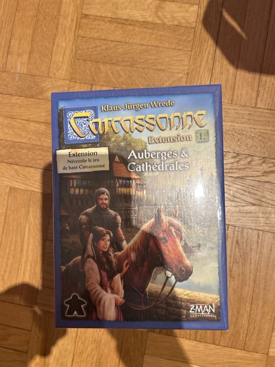 Spiele: Carcassonne extension 1 – Neu und originalverpackt aus Genève von isa94