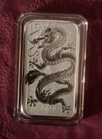 1 Oz Silber Rectangular Dragon 2026 - Perth Mint 