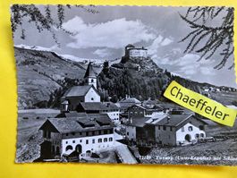 1960  12189 Tarasp ( Unter-Engadin) mit Schloss