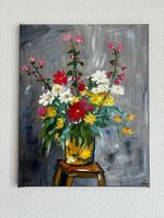 Blumenstrauss nach Matisse - Gemälde