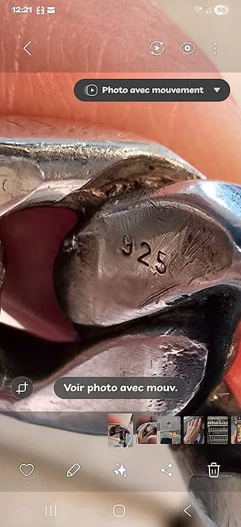 Anelli: Bague argent 925 – Usato da Morges venduto da Glof1 2